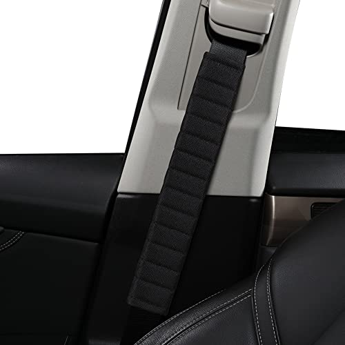 HighnessHwoo Car Seatbelt Covers Cushion Shoulder Pads Protector Sleeve for Adults, Auto Extra Long Seat Belt Strap Cover Decorations for Women, Kids, Honda, Trucks Accessories, 2Pcs, 13in, Black - color: Black, size: 13in - 2pcs