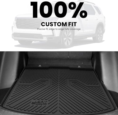 LASFIT Full Set Floor Mats for Honda CR-V 2026 2025 2024 2023 (Gasoline Only), All Weather TPE Custom Fit Floor Liners 1st & 2nd Row & Cargo Mat (Lower Position) - style: 1）For Honda CR-V | 2023-2026 | Full Set with Seat Back Mat (Lower Position)