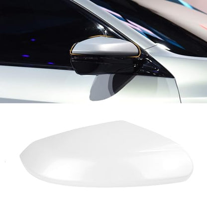 Moonlinks Compatible with 2016-2021 Honda Civic Side Mirror Cover Replacement Passenger Side,Platinum White Pearl for 10th Gen Civic,2019-2022 Insight,RH Sideview Mirror Cap Trim(1PC) - size: 10th-Right White
