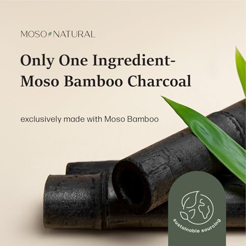 Moso Natural Air Purifying Bag 200g (4 Pack) | Premium Bamboo Charcoal Odor Absorber for Home & Car | Closet Odor Eliminator, Small Room Deodorizer & Car Air Freshener | Long Lasting Charcoal Bags