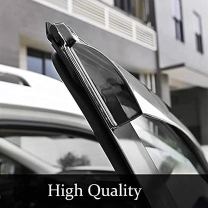 94981 Side Window Visor Vent Deflector Rain Guard,Outside Mount Tape-on Shatterproof Dark Smoke,4pc Window Shades fit for 2014-2022 Jeep Cherokee - size: 2014-2022 Cherokee Outside Mount