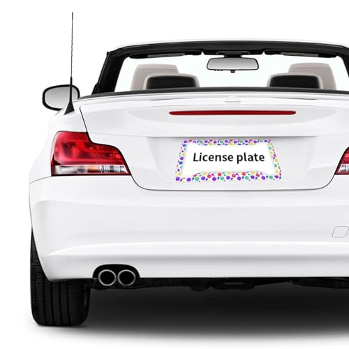 Pickleball Ball License Plate Frame 2 Pack License Plate Holder Universal Aluminum License Plate Cover Car Accessories for Men Women - color: Pickleball Ball