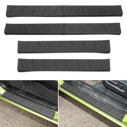 Door Sill Guards for 2016-2023 Toyota Tacoma Double Cab Accessories, Door Sill Protector Kit Soft TPE Entry Guard Cover for 2016 2017 2018 2019 2020 2021 2022 2023 Tacoma 4Pcs Set - color: for 2016-2023 Tacoma