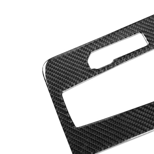 NVCNX Real Premium Carbon Fiber Accessories for Audi Q8 2019-2026 / Q7 SQ7 SQ8 RS Q8 2020-2026 2021 2022 2023 2024 2025 Car Center Console Gear Shift Panel Cover Interior Trim Sticker Decal 1PC - color: Center Console Gear Shift Panel Trim
