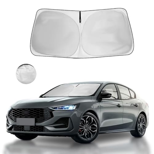 Windshield Sun Shade for Ford Focus Accessories Window Sunshade Fit 2025 2024 2023 2022 2021 2020 2019 Ford Focus Front Window Shade Sun Visor Blocks UV Keep Car Cooler - size: P4. for Ford Fucus 2019-2024
