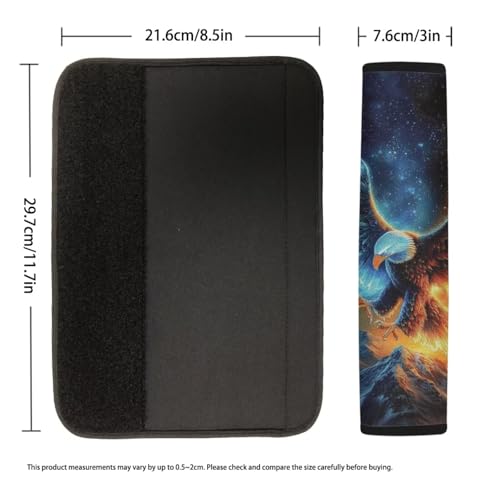 Fashion Eagle Car Seat Belt Pad Cover Soft Universal Car Seat Belt Pads Cover Anti-Slip Shoulder Strap Protect Interior Automotive for Most Vehicle, SUV, Truck, Cars - color: Fashion Eagle