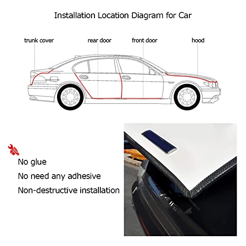 Rubber Edge Trim Black 26Feet, Fits 1/4” Edge, Flexible U Shape Seal Strip for Sharp/Rough Surfaces, Cars, Trucks, Boats - style: Fits 1/4" Edge