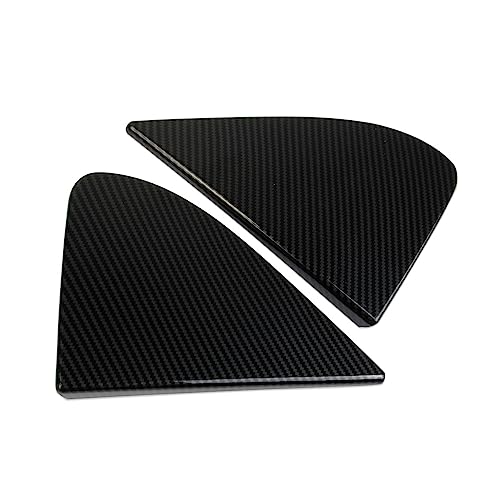 Carbon Fiber Style Front Side Window Triangle Cover Trim Exterior Accessories for 2019-2026 GMC Sierra/Chevrolet Silverado 1500