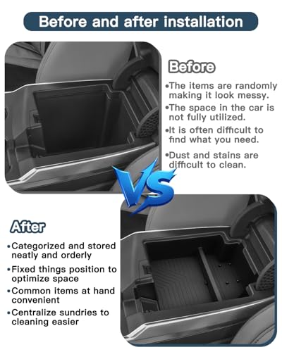 Ruiya 2025 2026 RDX Center Console Organizer for 2026 Acura RDX Accessories ABS Material Armrest Console Glove Tray Compatible with 2025 2026 Acura RDX A-Spec Advance/SH-AWD/A-Spec/Advance/Technology - color: 2025+ Acura RDX