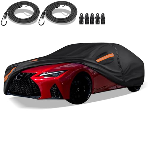 16-Layer Special Full Car Cover Fit for 2005-2024 Lex-us IS250 IS300 IS350 IS500, Ultra Heavy 600D Oxford Cloth, All-Weather Protection Summer Sun Exposure and Winter Snow Rain Dust UV - color: Fit for 2005-2024 Lex-us IS Series