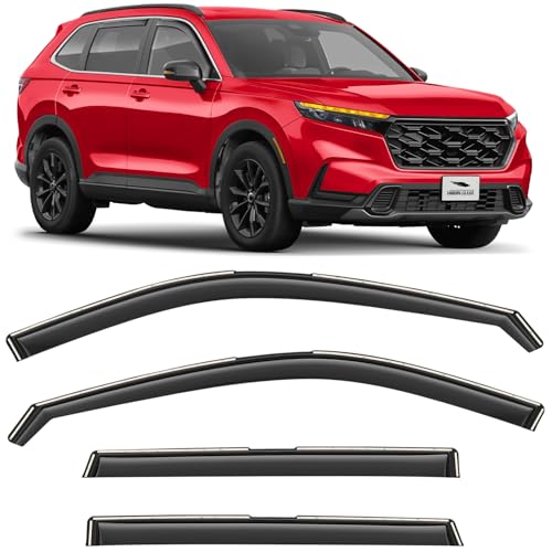 Voron Glass in-Channel Extra Durable Rain Guards for Honda CR-V (CRV) 2023-2026, Window Deflectors, Vent Window Visors, 4 Pieces - 200863 - color: For CR-V 23-26