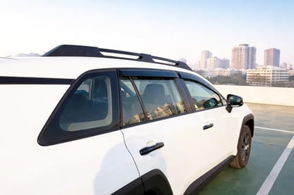 2026 2027 Tape-On Rain Guards Side Window Deflector Visors for Toyota Rav4 LE SE XSE XLE Premium Limited, Extreme Durable RAV 4 Vent Shade - size: For Toyota RAV-4 2026-2027 (Tape-On)