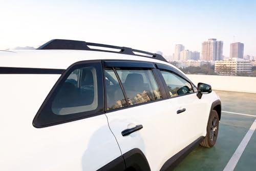 2026 2027 Tape-On Rain Guards Side Window Deflector Visors for Toyota Rav4 LE SE XSE XLE Premium Limited, Extreme Durable RAV 4 Vent Shade - size: For Toyota RAV-4 2026-2027 (Tape-On)