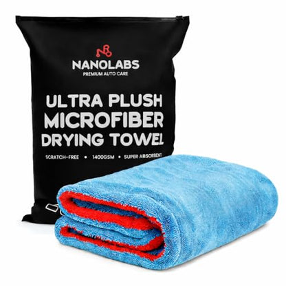 Microfiber Car Drying Towel Extra Large 24x36 – 1400GSM Ultra Plush Dual Sided, Scratch Free Streak Free Absorbent Car Wash Towel for Cars Trucks SUVs