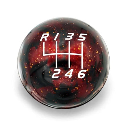 Billetworkz Cosmic Space Shift Knob Compatible with Manual 1999-24 VW MK4/MK5/MK6/MK7/MK8 Golf/GTI/Golf R/Jetta/GLI, Red Cosmic - color: Cosmic Red