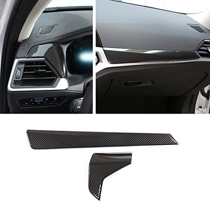 ABS Car Center Console Dashboard Decoration Panel Trim For BMW G20 G28 325li 3 Series 2019 2020 (Carbon Fiber) - size: Carbon Fiber