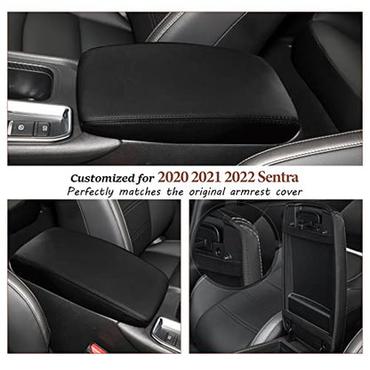 SKTU for 2020 2021 2022 2023 2024 2025 Nissan Sentra Center Console Cover Sentra B18 Sentra Eighth Generation Armrest Pad 2023 2024 2025 Sentra Center Console Cover 2023 2024 2025 Sentra Accessories - color: for 2020-2025 Sentra
