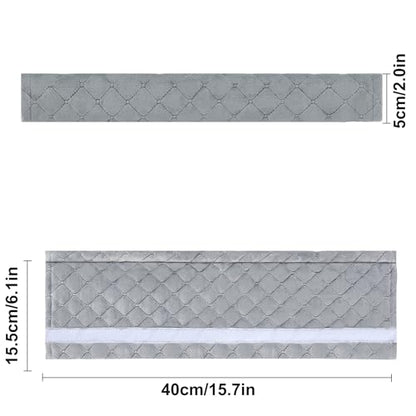 Amooca Soft Automotive Seat Belt Cover Seatbelt Shoulder Pad Neck Protector Cushions Universal Fit SUV Trucks Backpack Light Grey Extra Long 15.7in - color: Light Grey, size: 15.7in-1pc