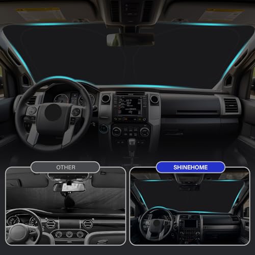 Car Sun Shade for 2016-2024 2025 2026 Toyota Tacoma Windshield Sun Shade, Sun Visor Windshield Screen Cover for Tacoma Front Window Sunshade Foldable Auto Interior Accessories UV Block to Keep Cool - size: For 2016-2024 2025 2026 Toyota Tacoma