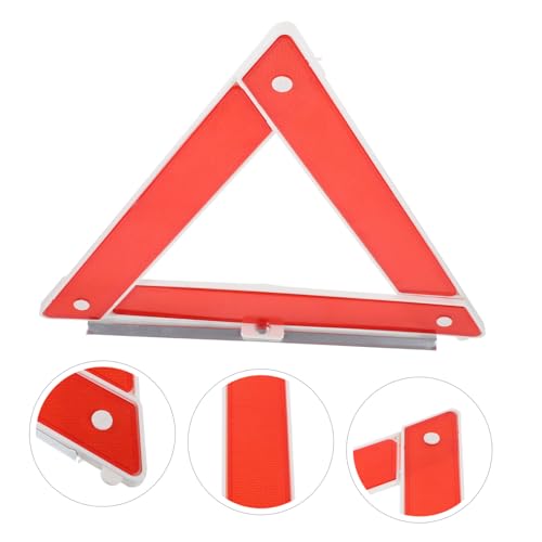 Holibanna Triangle Warning Sign for Car Portable Emergency Reflective Safety Triangle Roadside Alert Tool Design for Roadside Safety
