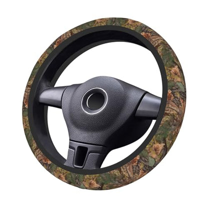 Hunting Camo Elastic Steering Wheel Cover Universal 15 Inch - color: 9