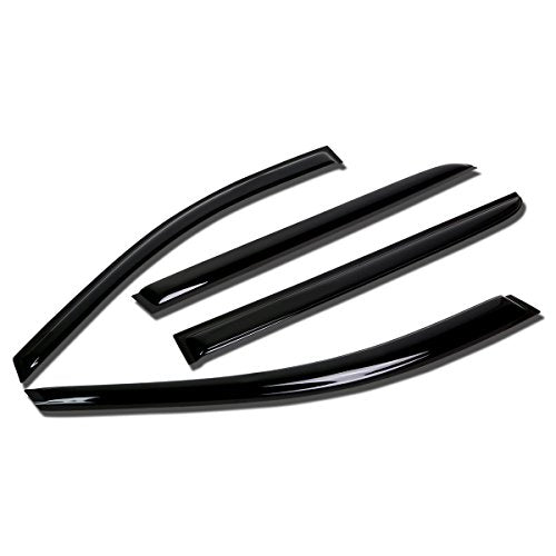 Auto Dynasty Rain Guards Tape-On Compatible with 2005-2010 Honda Odyssey, Acrylic 4pcs Window Visor Deflector - size: 05-10 Honda Odyssey
