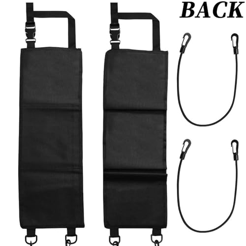 Car Seat Back Gun Rack, 2 Pack Automotive Truck Racks for Hunting Gear, Seat Back Gun Sling Holder with Storage Pockets for Truck SUV - color: Style 2