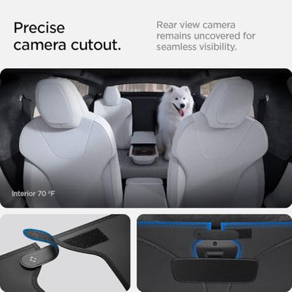 Spigen Front Windshield Sunshade for All Tesla Model S Cryoshade with UV Protection for Tesla Model S 2025/2024/2023 (2012 to Current) - size: Model S