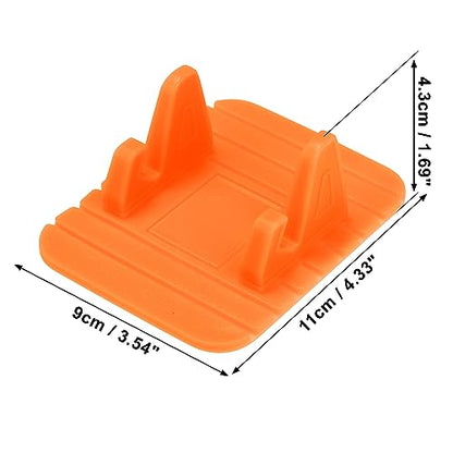 X AUTOHAUX Phone Holder for Car Universal Anti-Slip Dashboard Car Vehicle Cellphone Mobile Phone Pad GPS Mounting Mat Orange - color: Orange