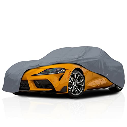 Ultimum Series Car Cover for Toyota GR Supra 2020-2026 Coupe Hatchback 2-Door All Weather Protection Semi Custom Fit Dust, Sun, Snow, Rain Protection Indoor Outdoor