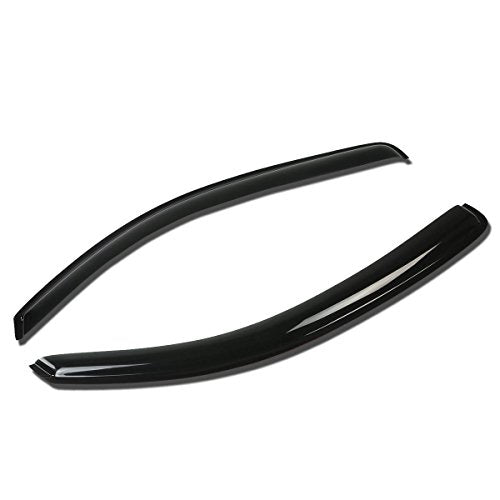 Auto Dynasty Rain Guards Tape-On Compatible with 2005-2015 Toyota Tacoma Regular Cab 2-Door, Acrylic 2pcs Window Visor Deflector - size: 05-15 Toyota Toyota Tacoma Regular Cab 2-Door