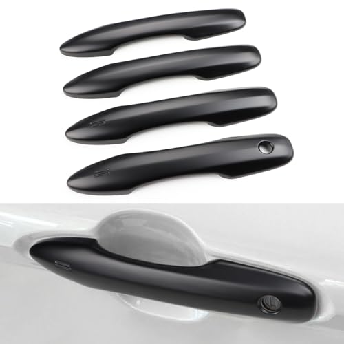 Upgraded Snap-on Door Handle Cover Compatible for 2018-2023 2024 2025 2026 Toyota Camry Accessories No Adhesive Door Handle Protectors for 2020-2025 2026 Toyota Corolla Accessories Matte Black - color: Matte Black