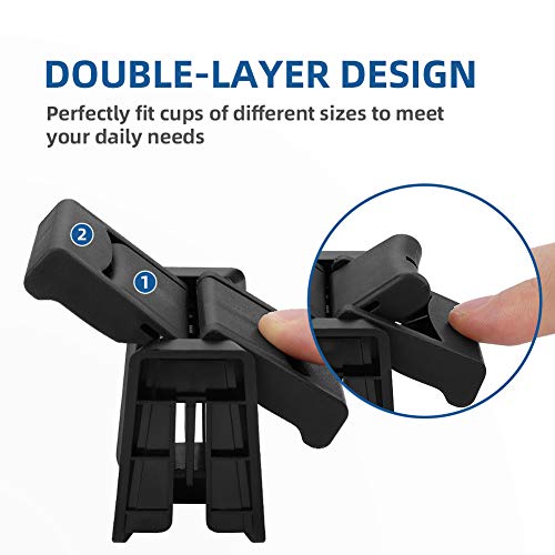 JoyTutus Cup Holder Compatible with Toyota Highlander 2014-2020, Fits Most Cup Sizes, Center Console Drink Holder Insert Divider - size: Regular