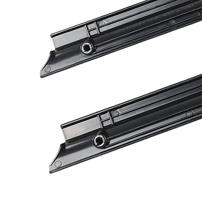G-PLUS Door Sill Scuff Plate Protector Pair Set LH & RH Sides Compatible with 1992-2011 Ford Ranger F57Z1013208A Black - size: 92-11 Ford Ranger