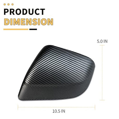 MAXDOM Side Mirror Cap Compatible with Tesla 2025+ Model Y Juniper (Matte Carbon Pattern, Model Y Juniper 2025+) - color: Matte Carbon Pattern