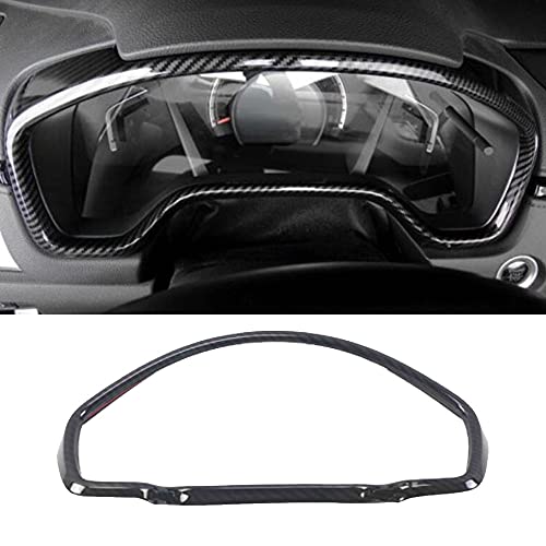Automotive Dashboard Instrument Panel Dial Cover Frame ABS Carbon Fiber Inner Decorative Moulding Trim Accessories For Honda CRV 2017 2018 2019 2020 2021 2022 - color: Carbon Fiber