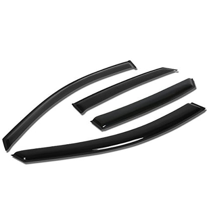 Auto Dynasty 4 PCS Tape on Window Vent Visor Deflector Rain Guard Compatible with 1999-2003 Lexus RX300, Acrylic - size: 99-03 RX300
