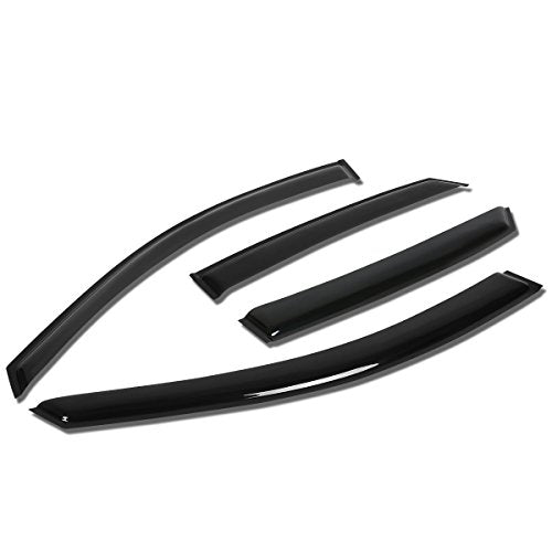 Auto Dynasty 4 PCS Tape on Window Vent Visor Deflector Rain Guard Compatible with 1999-2003 Lexus RX300, Acrylic - size: 99-03 RX300