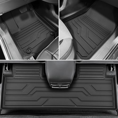 KARPAL Floor Mats for 2025 2026 Chevy Equinox (Only Gas) & GMC Terrain, All-Weather TPE Custom Fit Floor Liners Chevrolet Car Accessories - style: 2025-2026 | For Chevy Equinox | Full Set