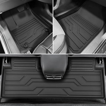 KARPAL Floor Mats for 2025 2026 Chevy Equinox (Only Gas) & GMC Terrain, All-Weather TPE Custom Fit Floor Liners Chevrolet Car Accessories - style: 2025-2026 | For Chevy Equinox | Full Set