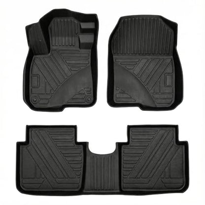 CRV Floor Mat - All Weather Compatible with 2017-2022 Honda CRV Waterproof Durable Anti-Slip Odorless Custom-Fit TPE Front and Rear Row Set Floor Liner - size: for Honda CRV 2017-2022