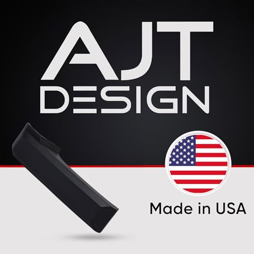 AJT DESIGN Car Door Handle Cover Compatible with Toyota Tundra (2007-2021) | ABS Plastic Front & Back Interior Door Handle Cover with Chrome Delete Finish | Made in USA - Black