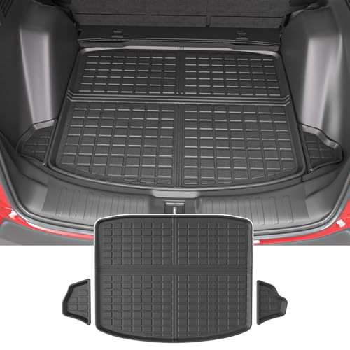 powoq Fuel Trunk Mat Compatible with 2017-2022 Honda CRV Cargo Mat All Weather Cargo Liner Replacement for 2017-2019 2020 2021 2022 Honda CRV Accessories (Fit 17-22 Fuel Model, Trunk Mat) - color: Compatible with 2017-2022 Fuel CRV, size: Trunk Mat