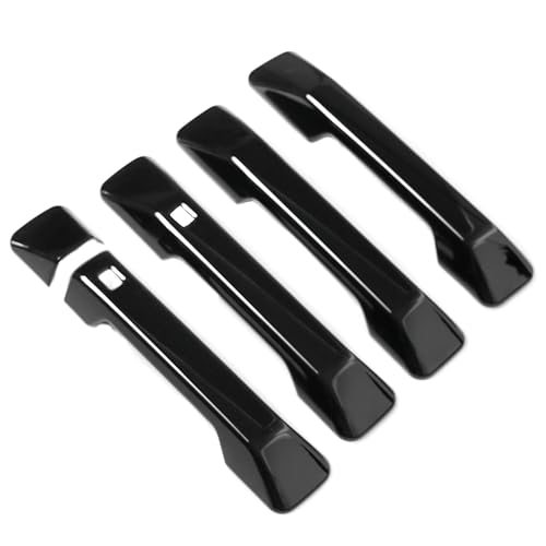 YINGTUU for Hyundai Santa Fe 2024 2025 Car Accessories Exterior Stickers Door Handle Cover Protection Sports Decals - Glossy Black - color: Glossy Black