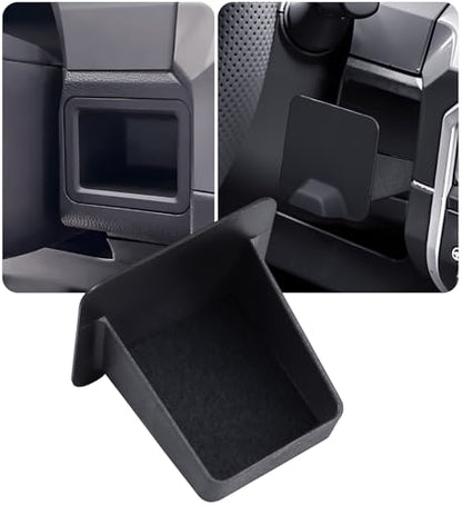 Center Console Organizer Drawer Storage Tray for Toyota Tacoma 2026 2025 2024 4th Gen & Toyota 4Runner 2026 2025 6th Gen, Interior Accessories Wheel Cubicle Hidden Cubby Insert Tray, Black - style: 8) Fits for 2024-2026 Tacoma & 2025-2026 4Runner