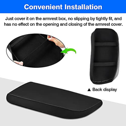 Autorder Center Console Cover for 2015-2020 2021 Lexus NX NX300h/NX300/NX200t Accessories Armrest Cover Anti-Scratch Middle Console Pad Leather Armrest Protector - size: 2015-2021 Lexus NX