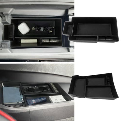 Zxiaochun Center Console Organizer Tray Compatible with Nissan Rogue 2021 2022 2023 2024 2025 2026 Accessories, Armrest Storage Box Insert Tray ABS Material (2PCS) - size: 2PCS Center Console Tray