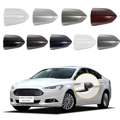 Car Exterior Door Handle Key Hole Trim Cover Cap Compatible with Ford Fusion 2013 2014 2015 2016 2017 2018 2019 2020 Door Handle Lock Cap Phantom Gray Without Electroplating DS7Z 54218A15-DC - color: Phantom Gray, size: Without Electroplating