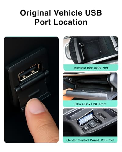 USB Bluetooth Car Adapter aptX-HD Sound- Compatible with Infiniti, Honda,Toyota,Lexus, GMC,Volvo,Ford,Mazda Without Car Bluetooth