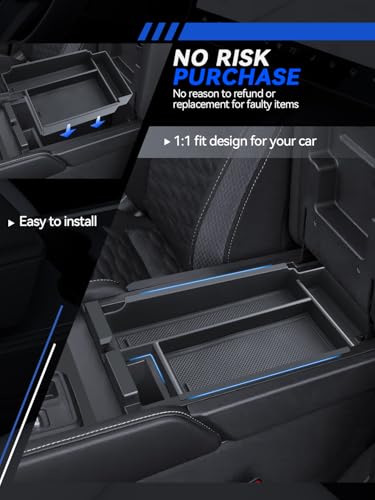 for Pathfinder Center Console Organizer Double-Layer 2022-2025 2026 Nissan Pathfinder(S/SV/SL/Rock Creek/Platinum) Accessories Armrest Box Organizer + Lower Console Organizer Tray Set 2-Pack - size: for 2022-2026 Pathfinder